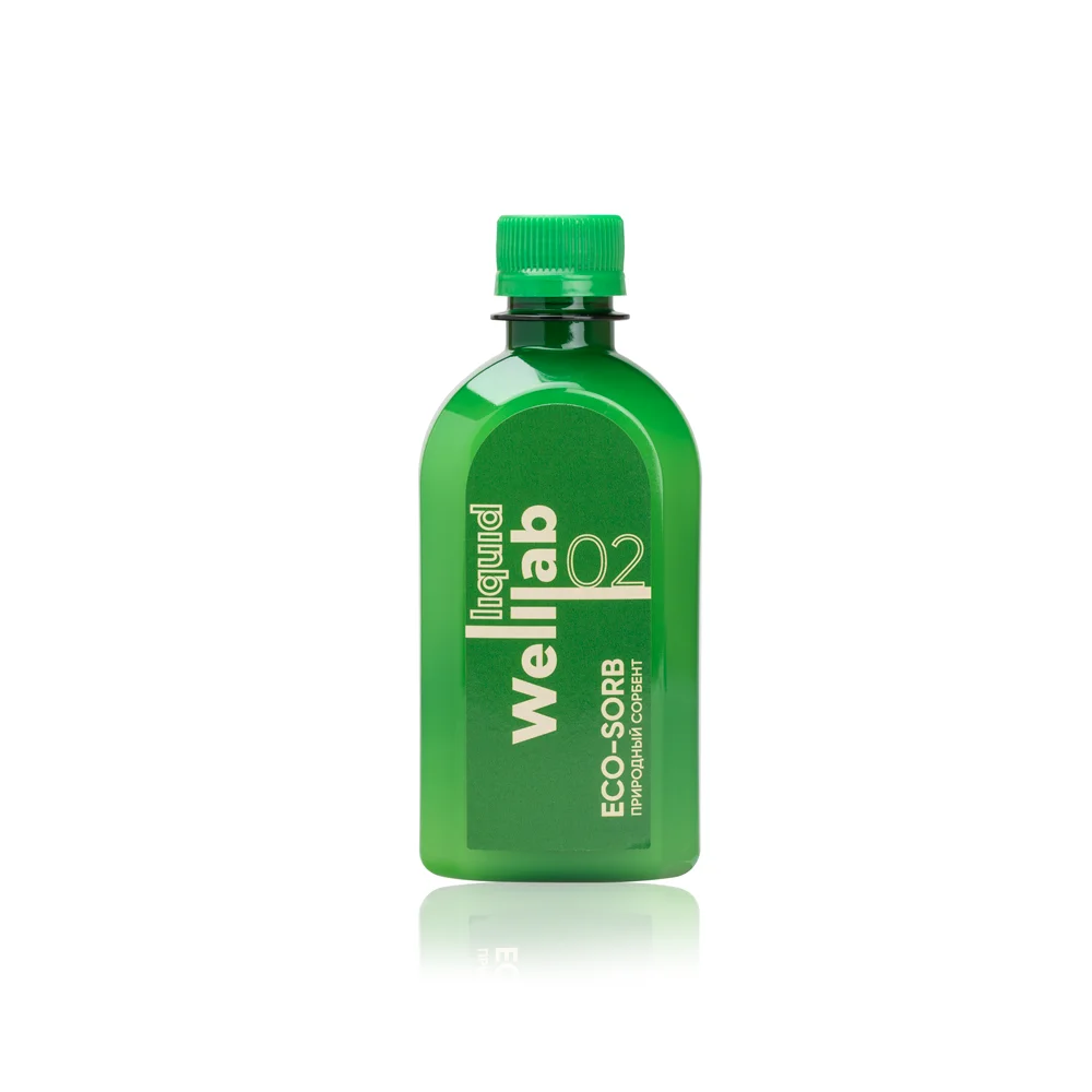 Welllab Liquid ECO-SORB natural sorbent for digestive support and weight control, 300 ml