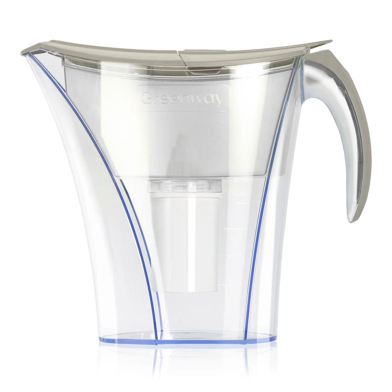 Welllab Aqua PITCHER Water Filter Jug, grey