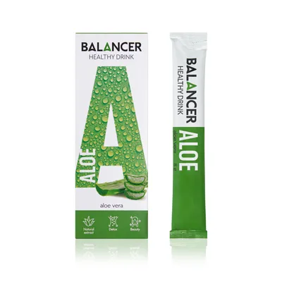 Beauty-სასმელი BALANCER ALOE, 10 პაკეტი