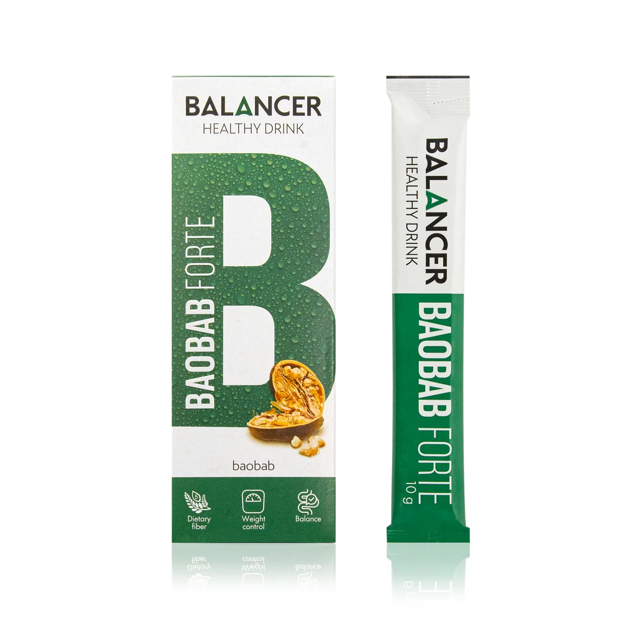Appetite control drink BALANCER BAOBAB FORTE, 10 sticks