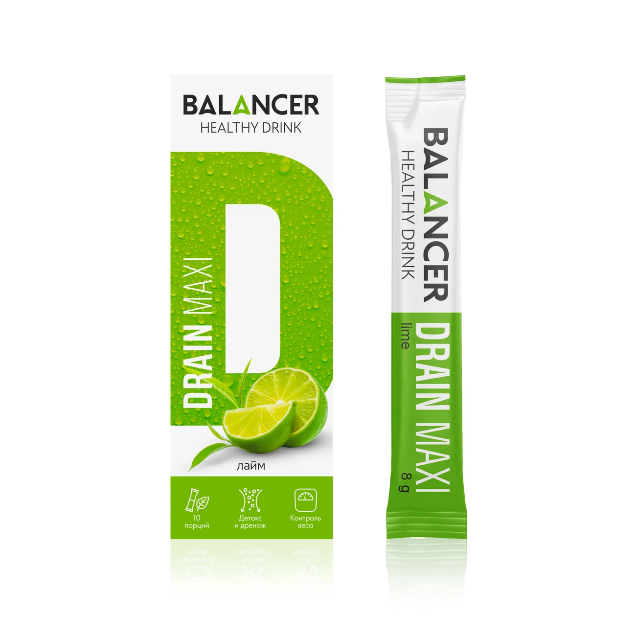 BALANCER DRAIN MAXI with Lime flavor