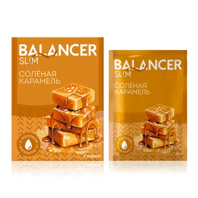 Cocktail BALANCER SLIM hương vị "Caramen mặn", 5 gói