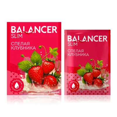 Cocktail BALANCER SLIM hương vị "Dâu tây chín mọng", 5 gói