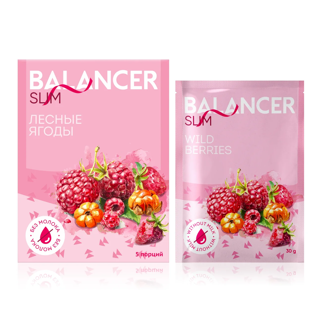BALANCER SLIM cocktail with "Wild berries" flavor, 5 sachets