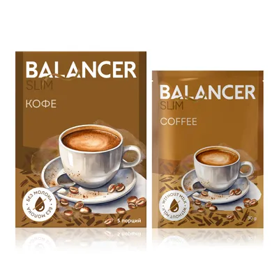 BALANCER SLIM Koktajl o smaku „Kawa” bez mleka, 5 saszetek