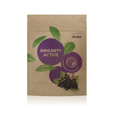 Healthberry Active Immunity lollipops, with vitamin C, 12 pcs.