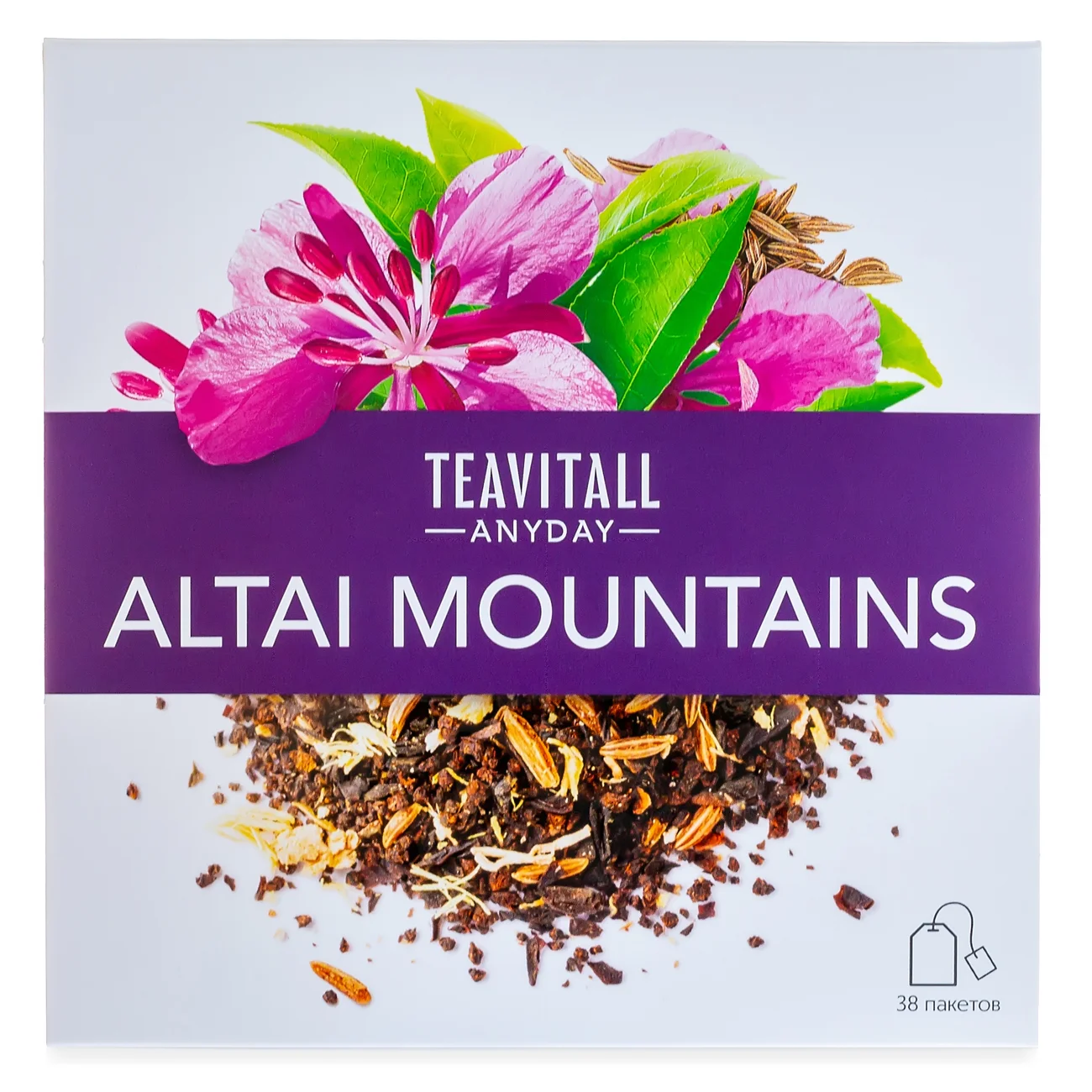 TeaVitall Anyday “Altai Mountains” Tea Drink, 38 tea bags