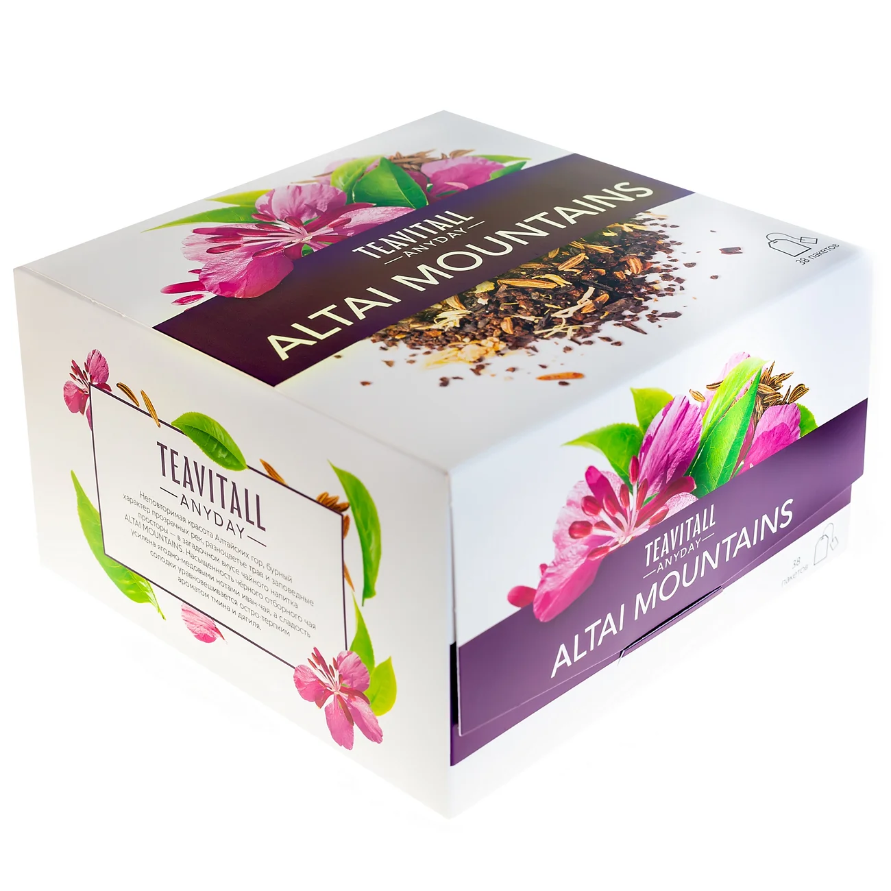 TeaVitall Anyday “Altai Mountains” Tea Drink, 38 tea bags