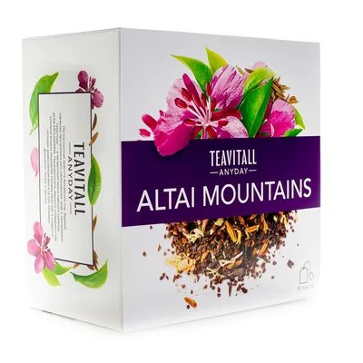 Trà núi TeaVitall Anyday “Altai Mountains”, 38 gói trà túi lọc loại