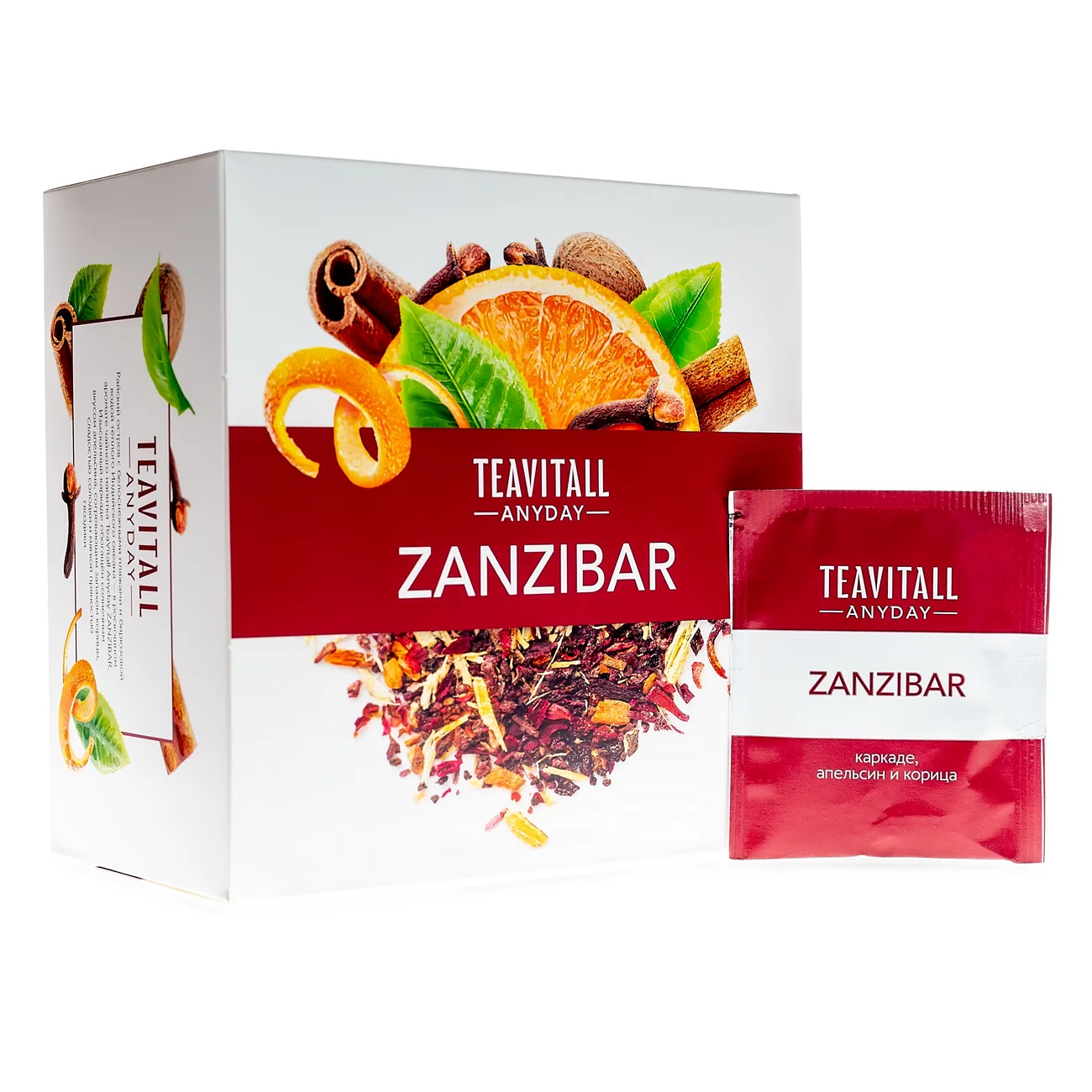 TeaVitall Anyday tea drink “Zanzibar”, 38 tea bags