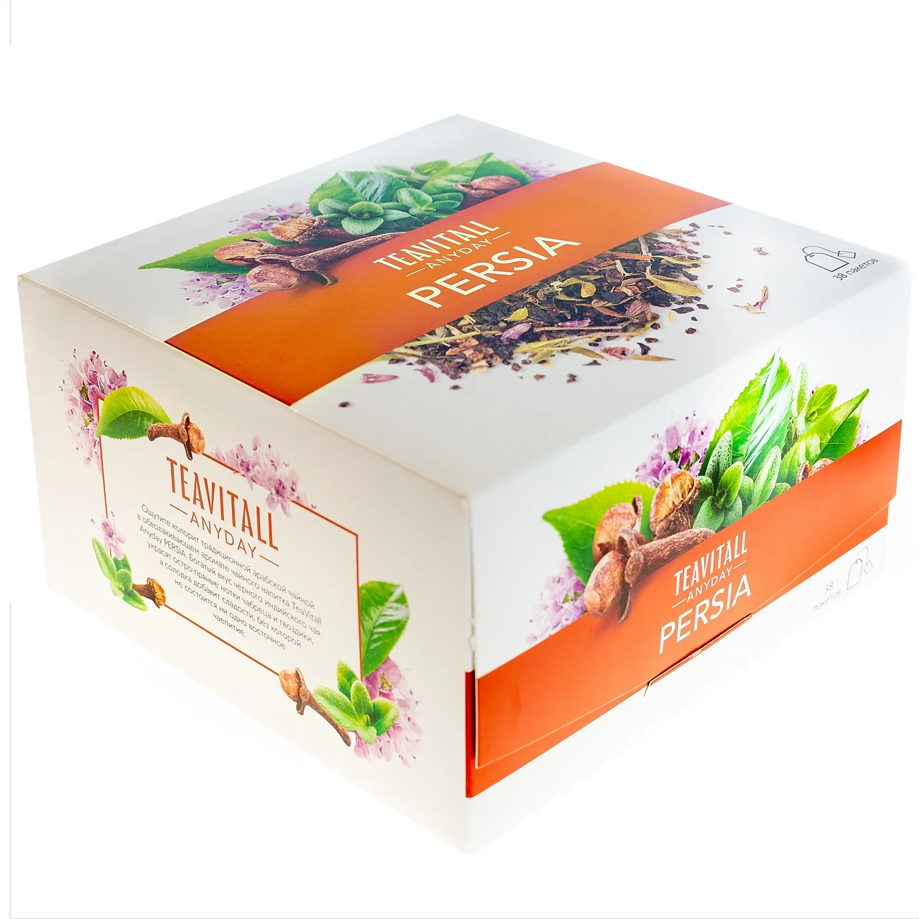 TeaVitall Anyday “Persia” Tea Drink, 38 tea bags
