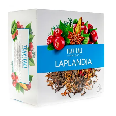 Çay içkisi TeaVitall Anyday "Laplandia", 38 filtr-paket