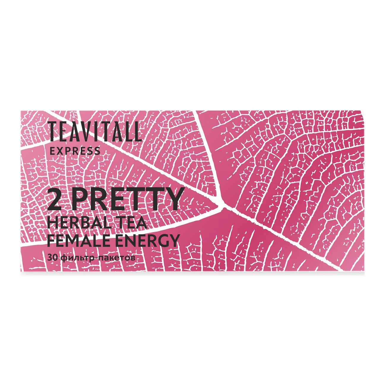 TeaVitall Express Pretty 2 Women's Health Tea Drink, 30 tea bags