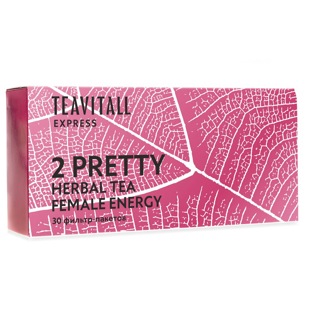TeaVitall Express Pretty 2 Women's Health Tea Drink, 30 tea bags