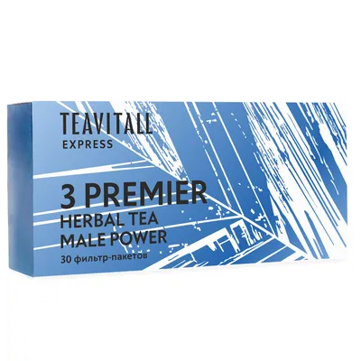 Trà túi lọc TeaVitall Express Premier tăng cường sức khỏe nam giới 3, hộp 30 gói.