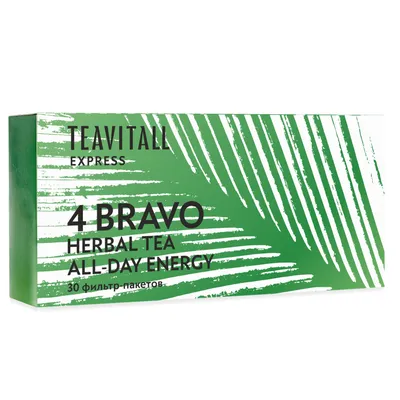 Trà túi lọc TeaVitall Express Bravo chống mệt mỏi 4, 30 gói.