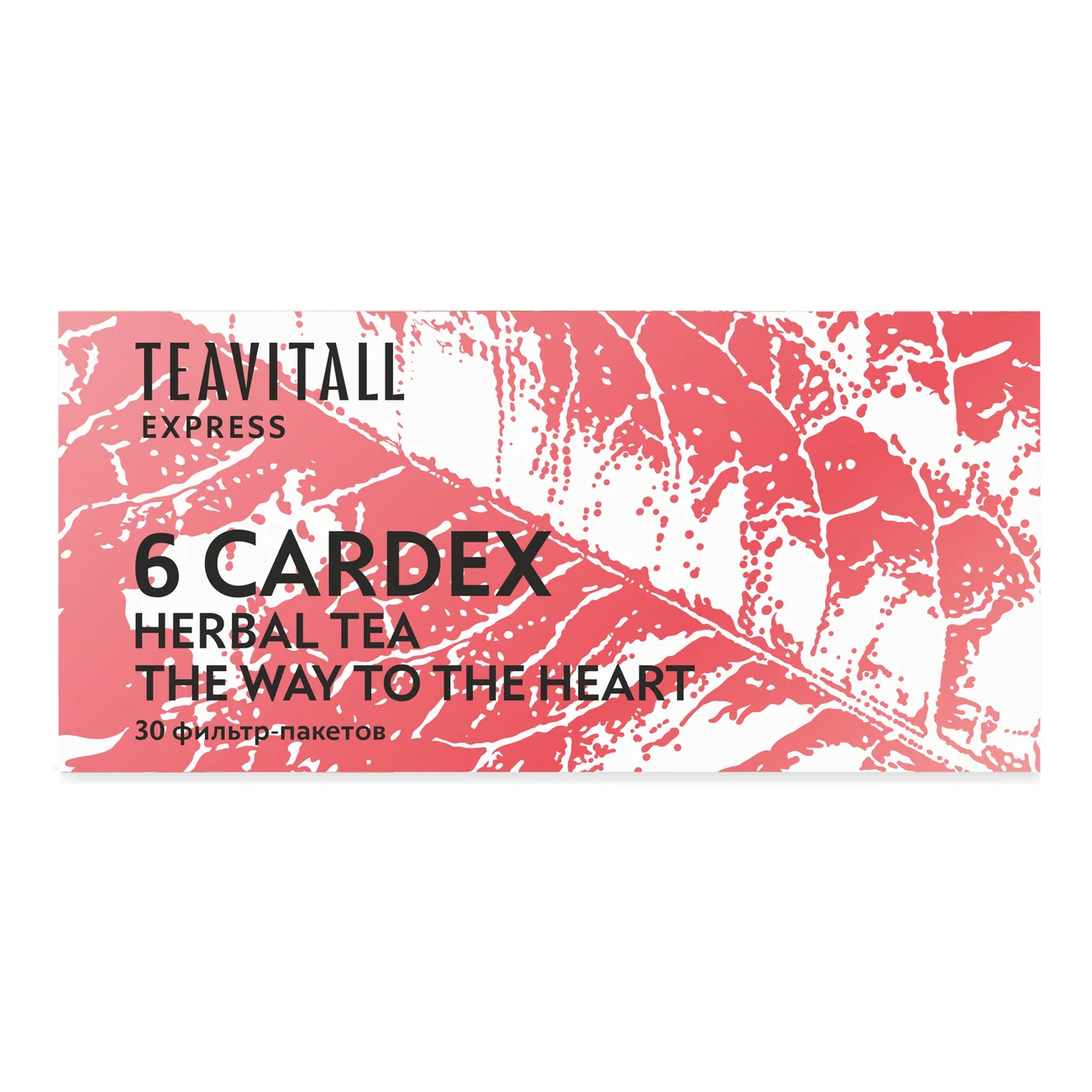 TeaVitall Express Cardex 6 CVS Tea Drink, 30 tea bags
