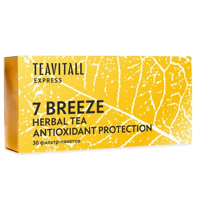 Antioksidant TeaVitall Express Breeze 7 çayı, 30 filtr-paketi