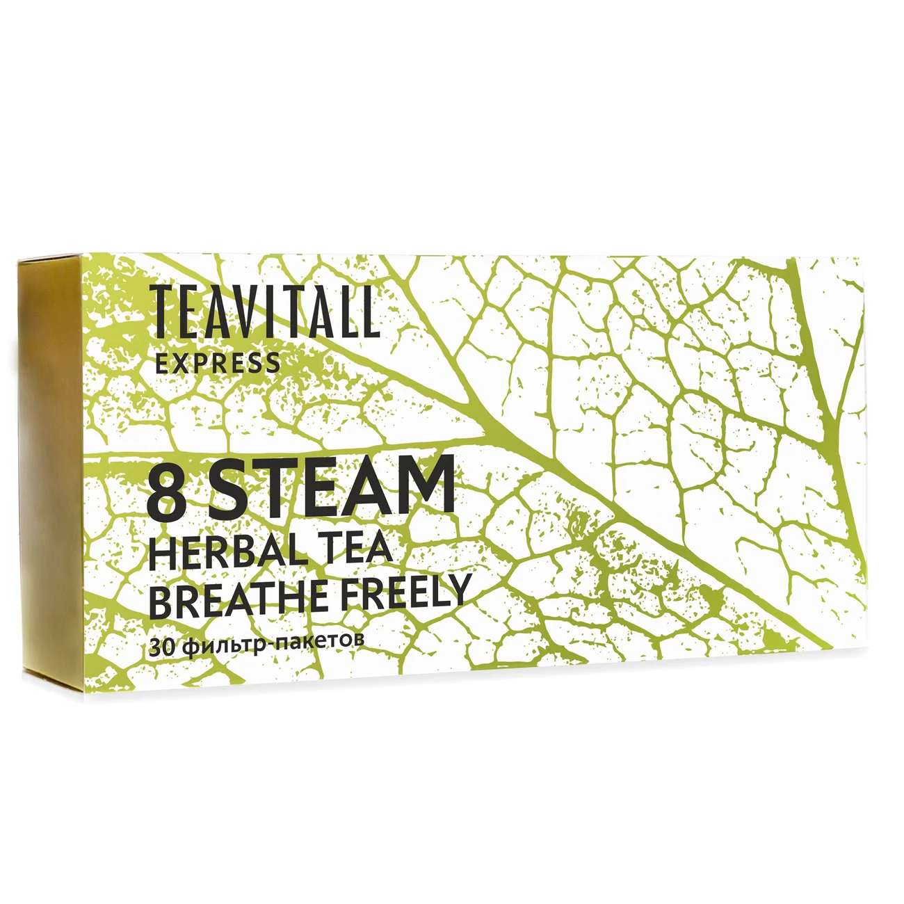 Trà túi lọc TeaVitall Express Steam hỗ trợ đường hô hấp 8, 30 gói.