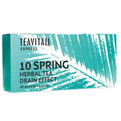 Čajový nápoj pro lepší funkci ledvin TeaVitall Express Spring, 30 sáčků