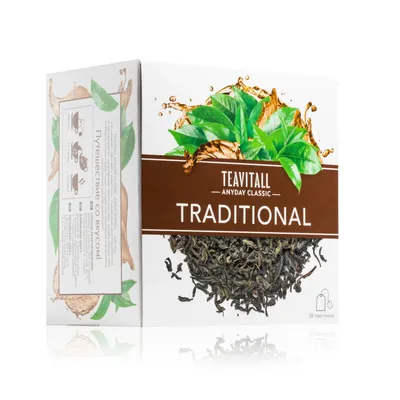 Trà đen cổ điển TEAVITALL ANYDAY CLASSIC, 38 gói