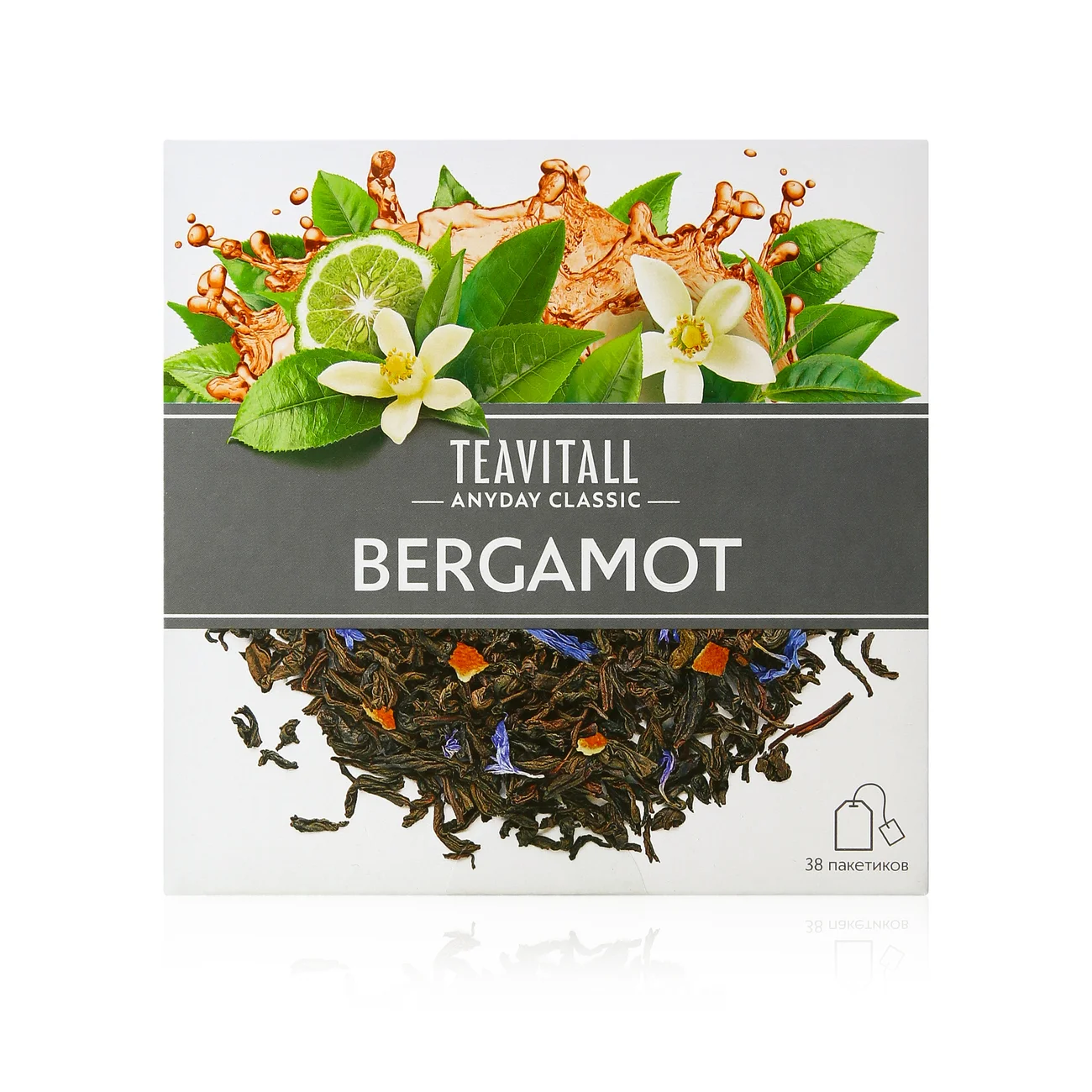 TEAVITALL ANYDAY CLASSIC Bergamot Black Tea, 38 filter packs