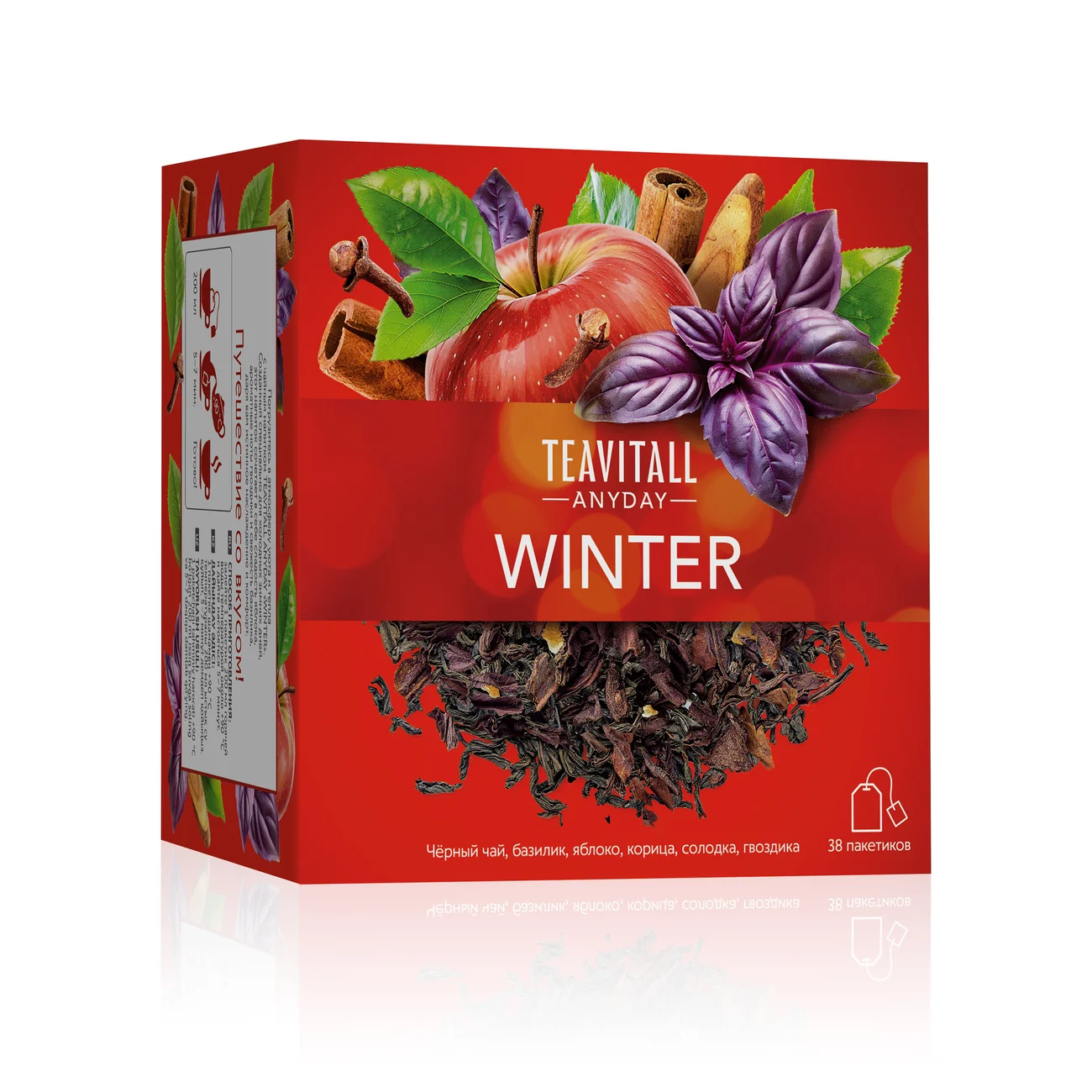 TeaVitall Anyday "Winter" tea drink, 38 filter bags