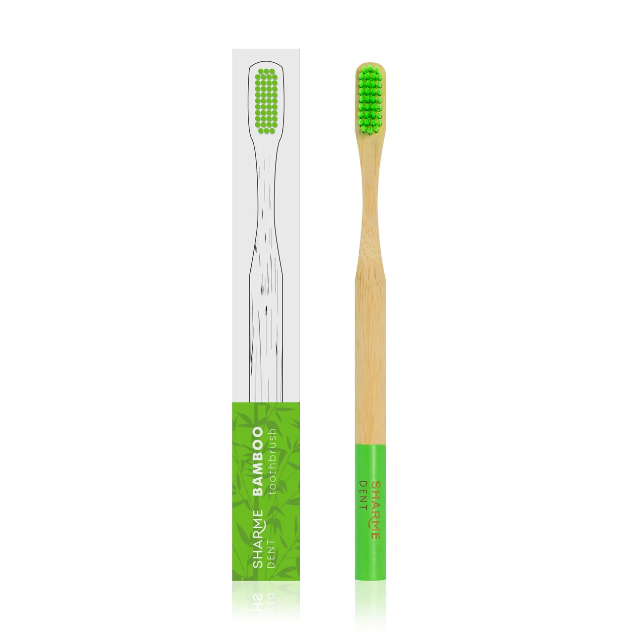 Classic SHARME DENT GREEN toothbrush, medium