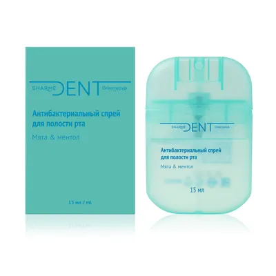 Antibacterial mouth spray "Mint & menthol" SHARME DENT, 15 ml