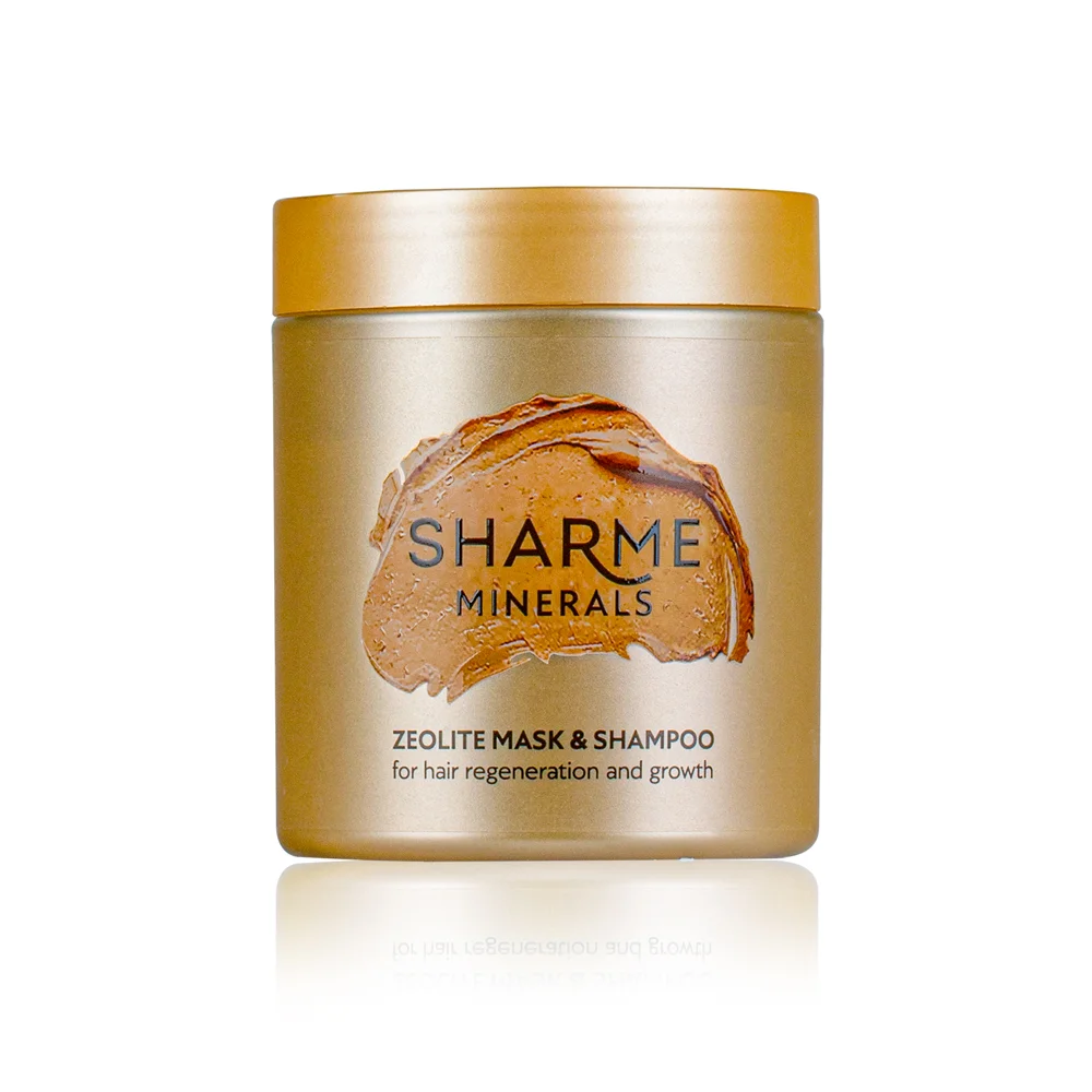 Sharme Minerals Zeolitе mask and shampoo for hair regeneration and growth