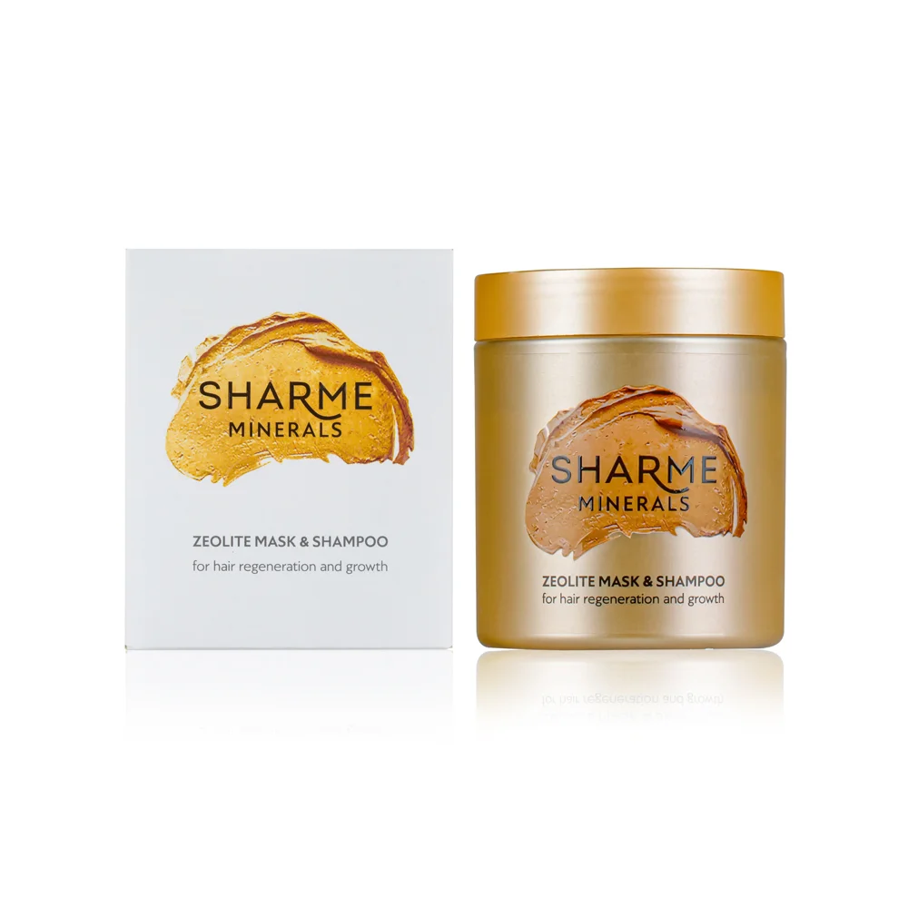 Sharme Minerals Zeolitе mask and shampoo for hair regeneration and growth