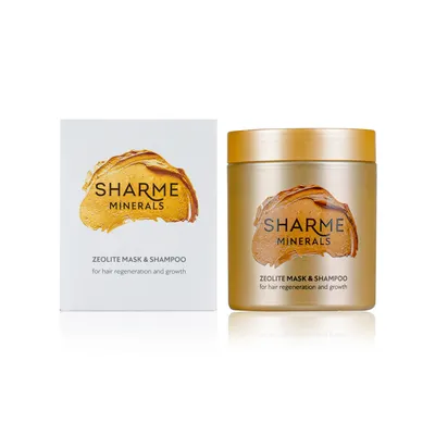 Sharme Minerals Zeolitе mask and shampoo for hair regeneration and growth