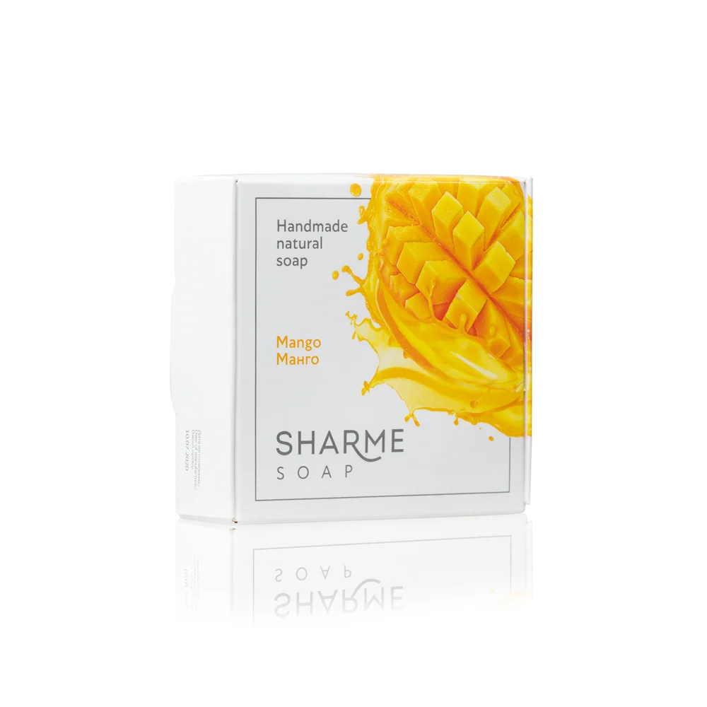 SHARME SOAP Mango Natural Solid Handmade Soap, 80 g