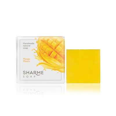 SHARME SOAP Mango Natural Solid Handmade Soap, 80 g