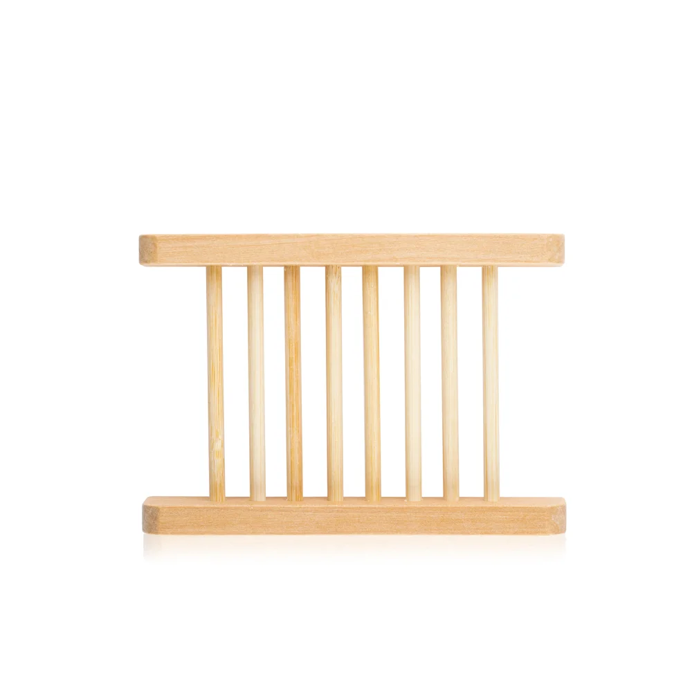 Bamboo dish for soap, solid shampoos and conditioners