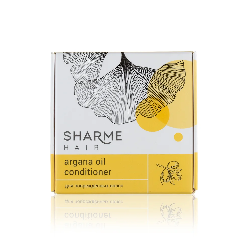 Sharme Hair Argana Oil Natural Solid Conditioner for Damaged Hair, 45 g