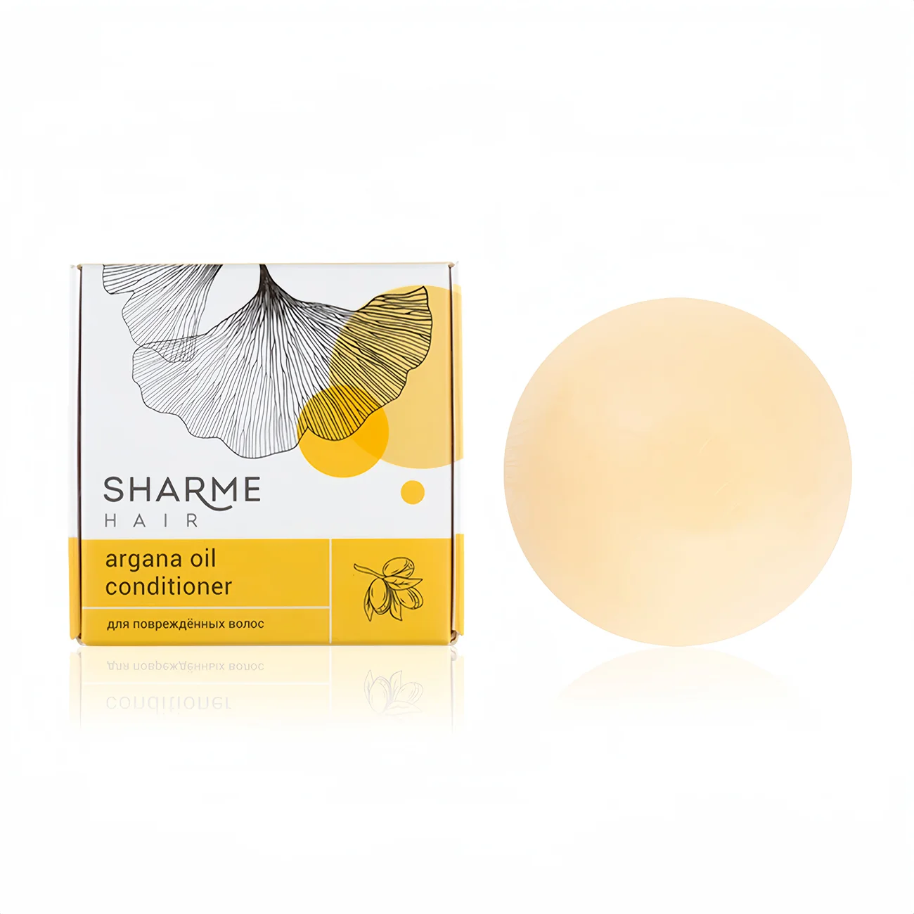 Sharme Hair Argana Oil Natural Solid Conditioner for Damaged Hair, 45 g