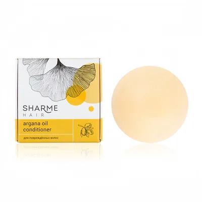 Sharme Hair Argana Oil Natural Solid Conditioner for Damaged Hair, 45 g