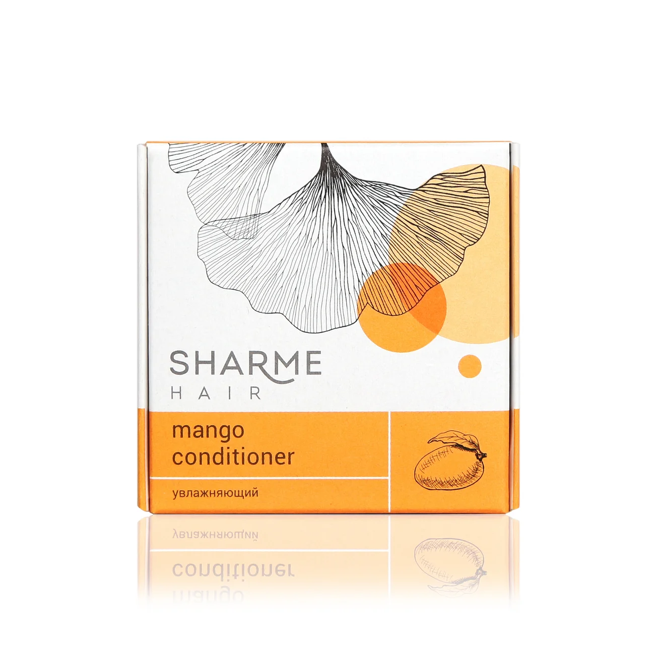 Sharme Hair Mango Natural Solid Conditioner with mango butter, moisturizing, 45 g