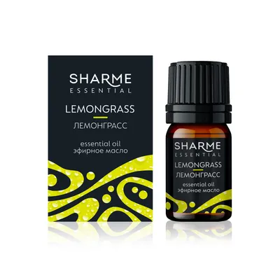 Sharme Essential Lemongrass Essential Oil, 5 ml