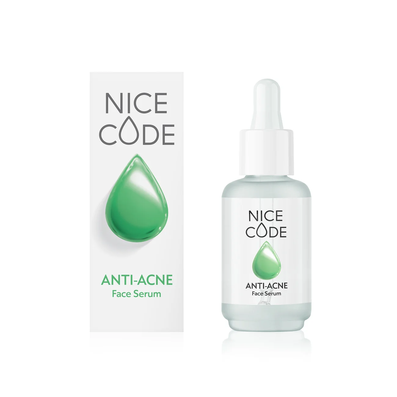 Натуральна сироватка для обличчя ANTI-ACNE NICE CODE, 30 мл