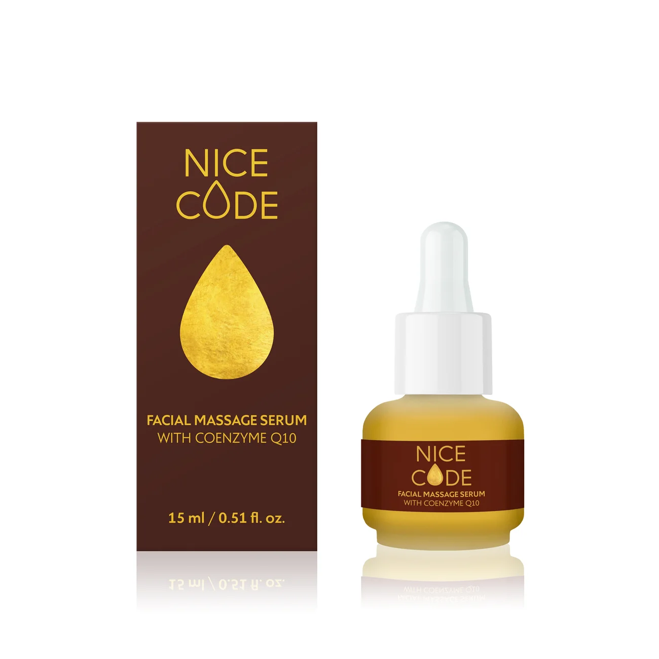 Nice Code Face Massage Serum, 15 ml