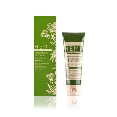Hydratační denní krém pro všechny typy pleti HEMP, 50 ml