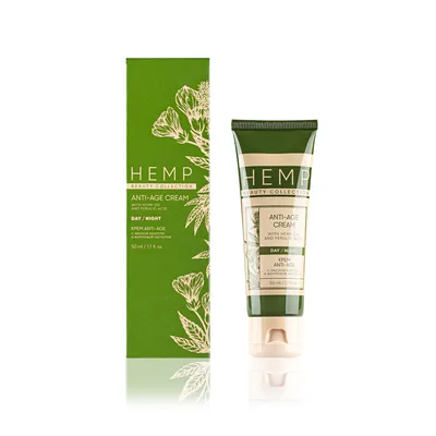 HEMP Anti-age Cream for intense cellular regeneration, 50 ml