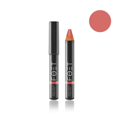 Foet Satin Lipstick "Powdery Rose", 2.4 g