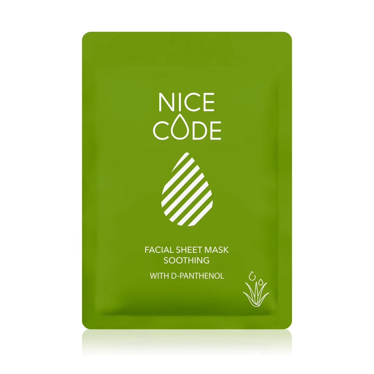 D-panthenol ile yatıştırıcı kumaş yüz maskesi NICE CODE, 24 ml