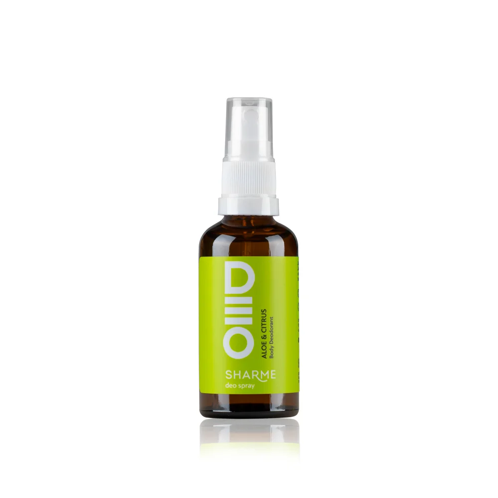 SHARME DEO SPRAY Natural Body Deodorant "Aloe & Citrus", 50 ml