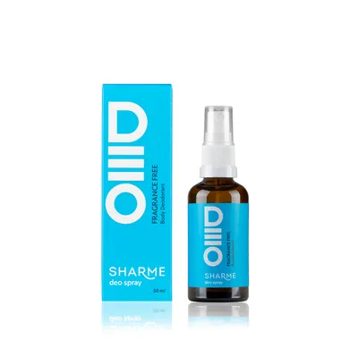 SHARME DEO SPRAY Body Deodorant Fragrance Free, 50 ml