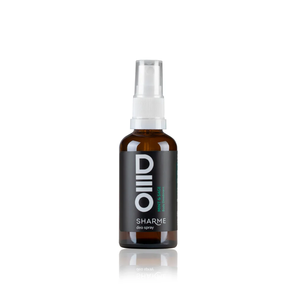 SHARME DEO SPRAY Natural Body Deodorant "Mint & Sage", 50 ml