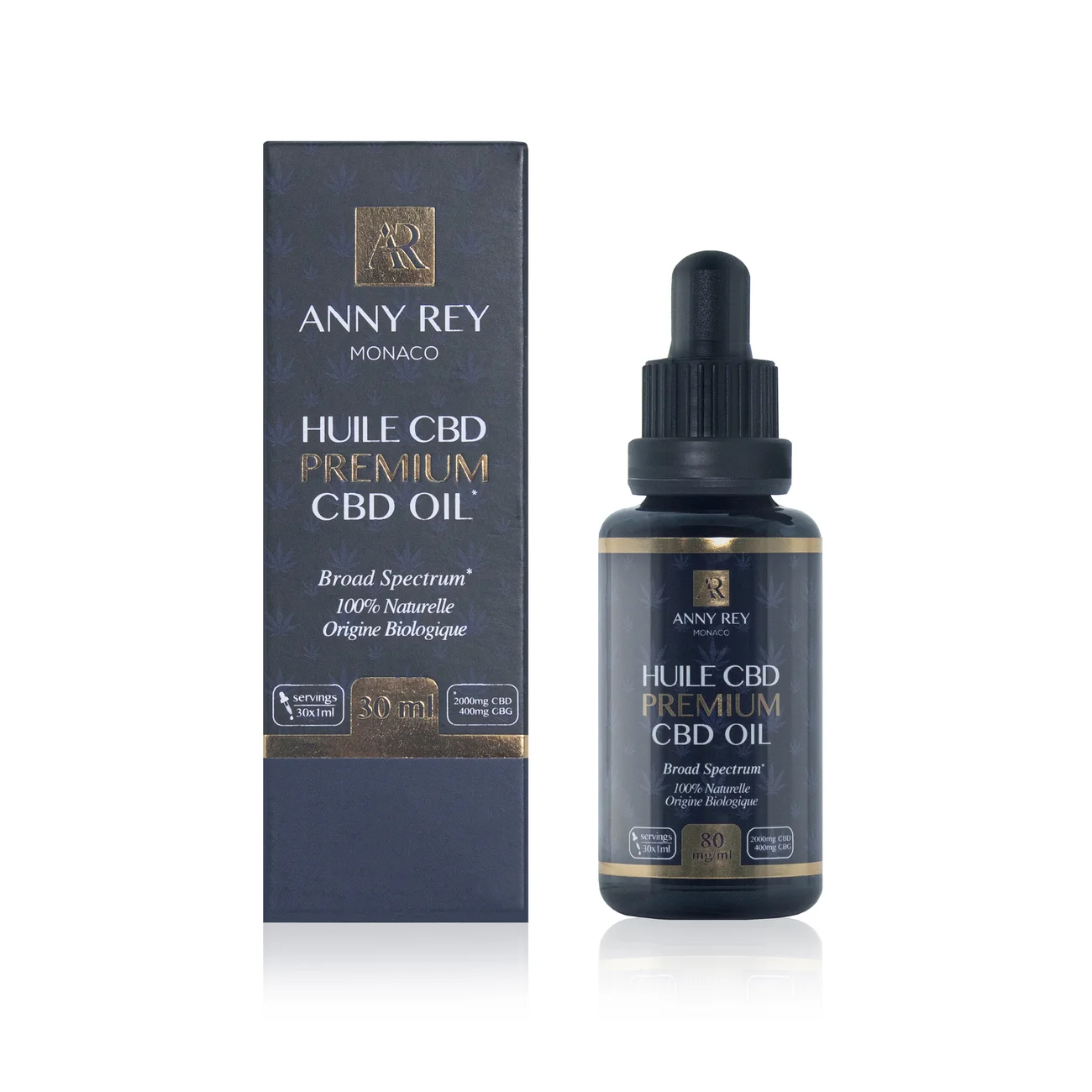 Huile CBD ANNY REY Organic CBD, 30 ml